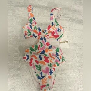 show me your Mumu cutout one-piece